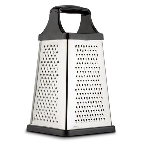NAVA Stainless Steel Grater Misty With Plastic Storage Bowl, 31cm