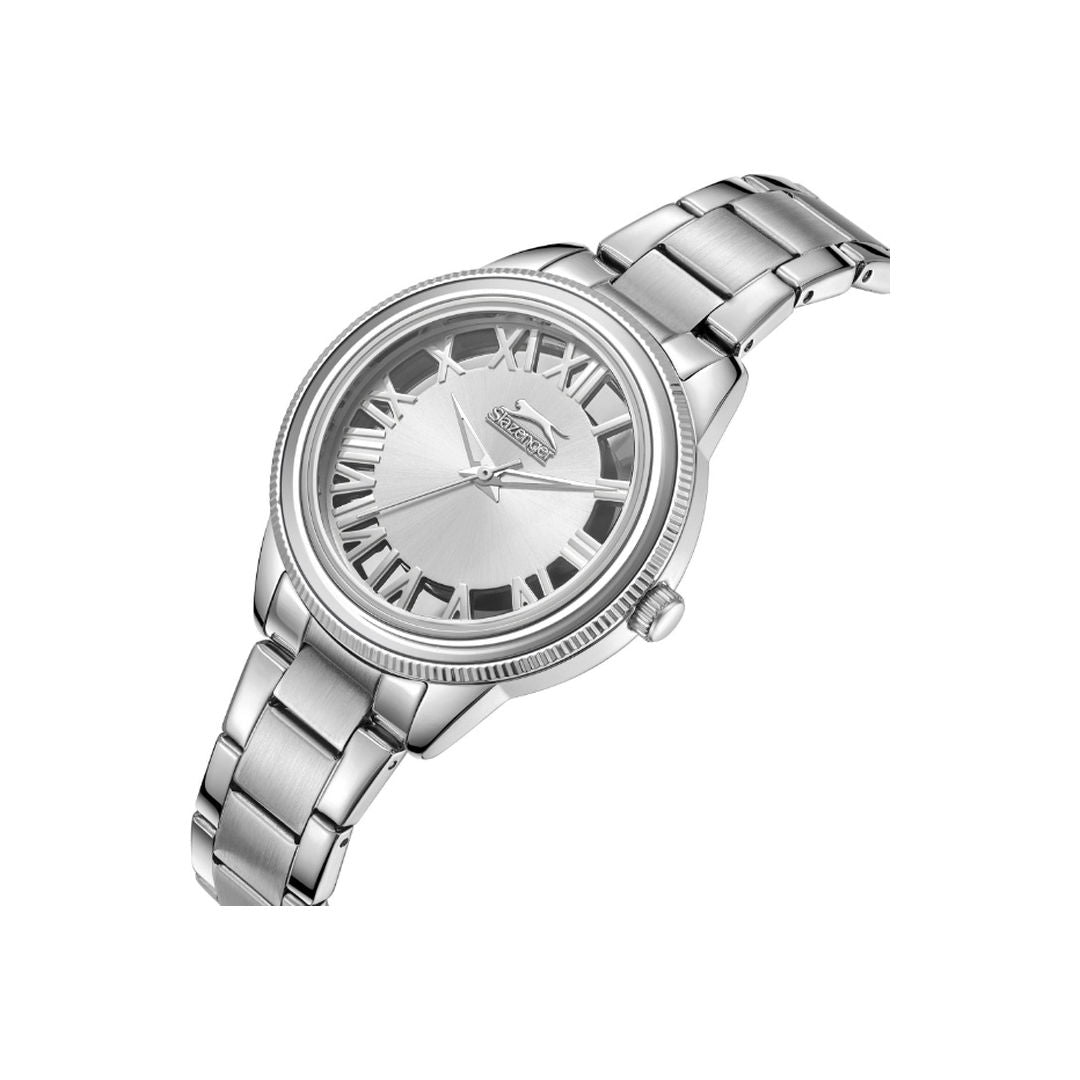 Slazenger Women's Analog Watch with Stainless Steel Bracelet, 35mm