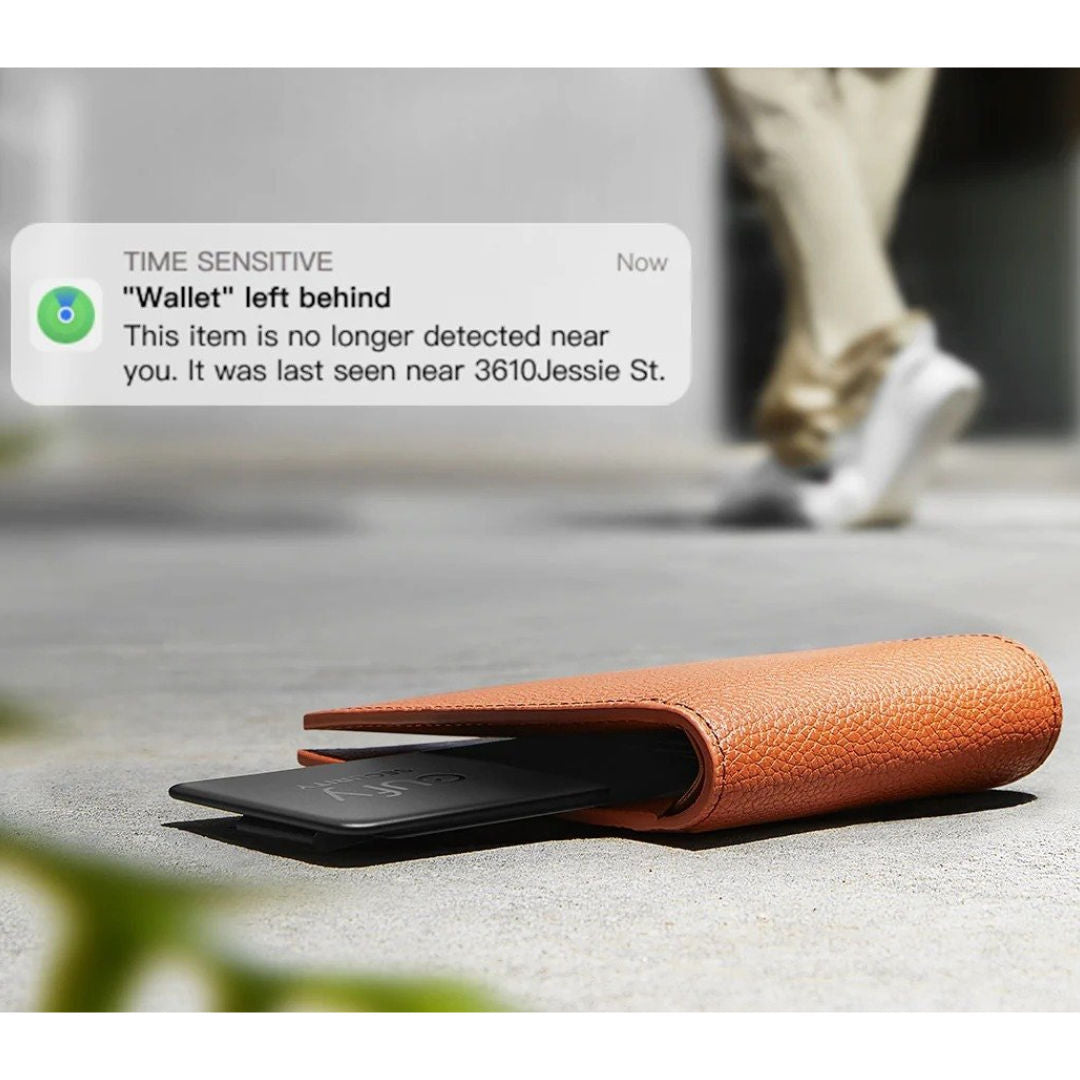 Eufy Security SmartTrack Card by Anker, Apple Find My Compatible, Ultra-Thin Item Finder, Black