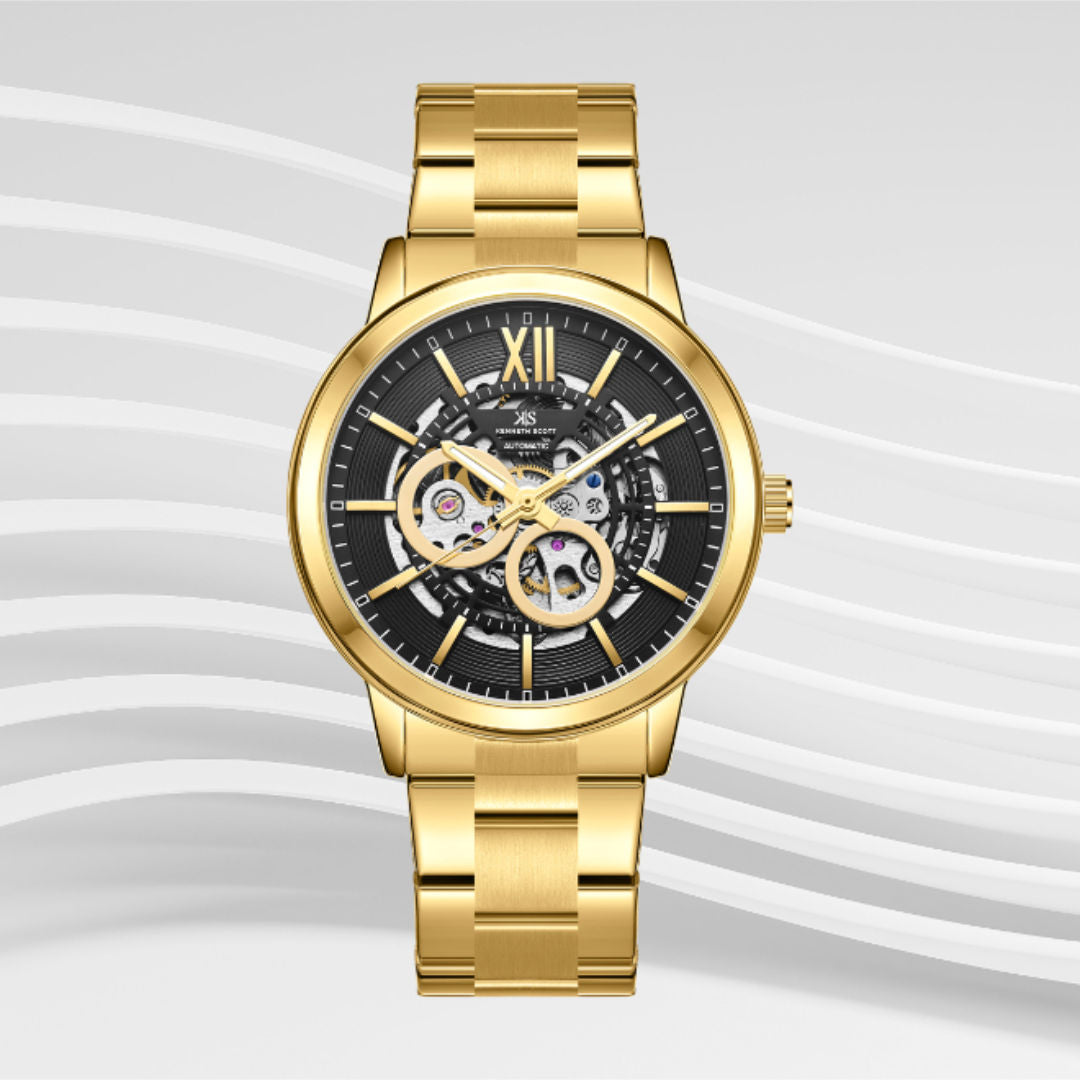 Kenneth Scott Men's Automatic Watch, K24324 Series