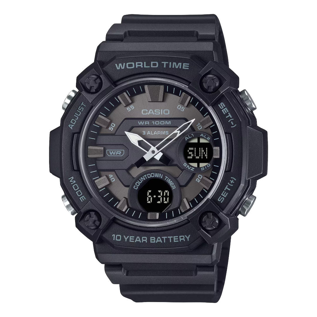 Casio Youth Series Analog-Digital Men Watch, AEQ120W Series