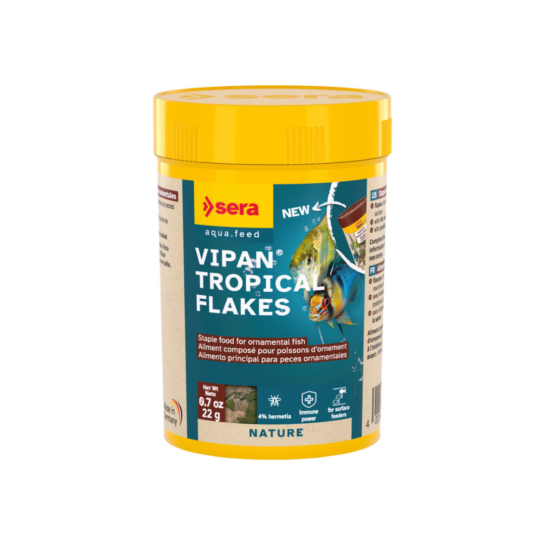 Sera Vipan Flakes Feed for All Ornamental Fish, 100ml