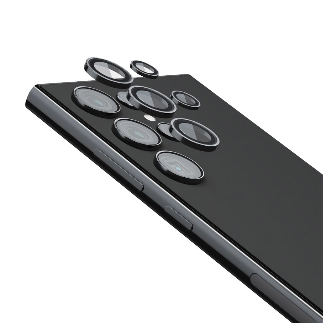 Levelo Quint Camera Lens For Samsung S24 Ultra, Black
