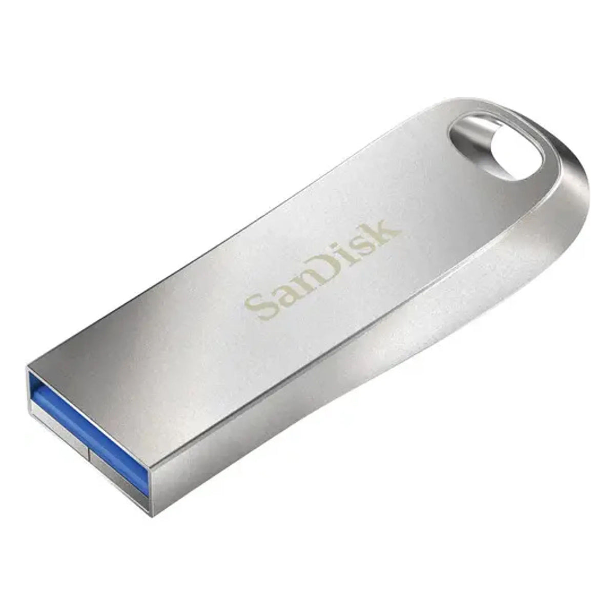 SanDisk Ultra Luxe USB 3.2 Gen 1 Flash Drive, 128GB, Up to 400MB/s Read, Metal Casing, SDCZ74-128G-G46