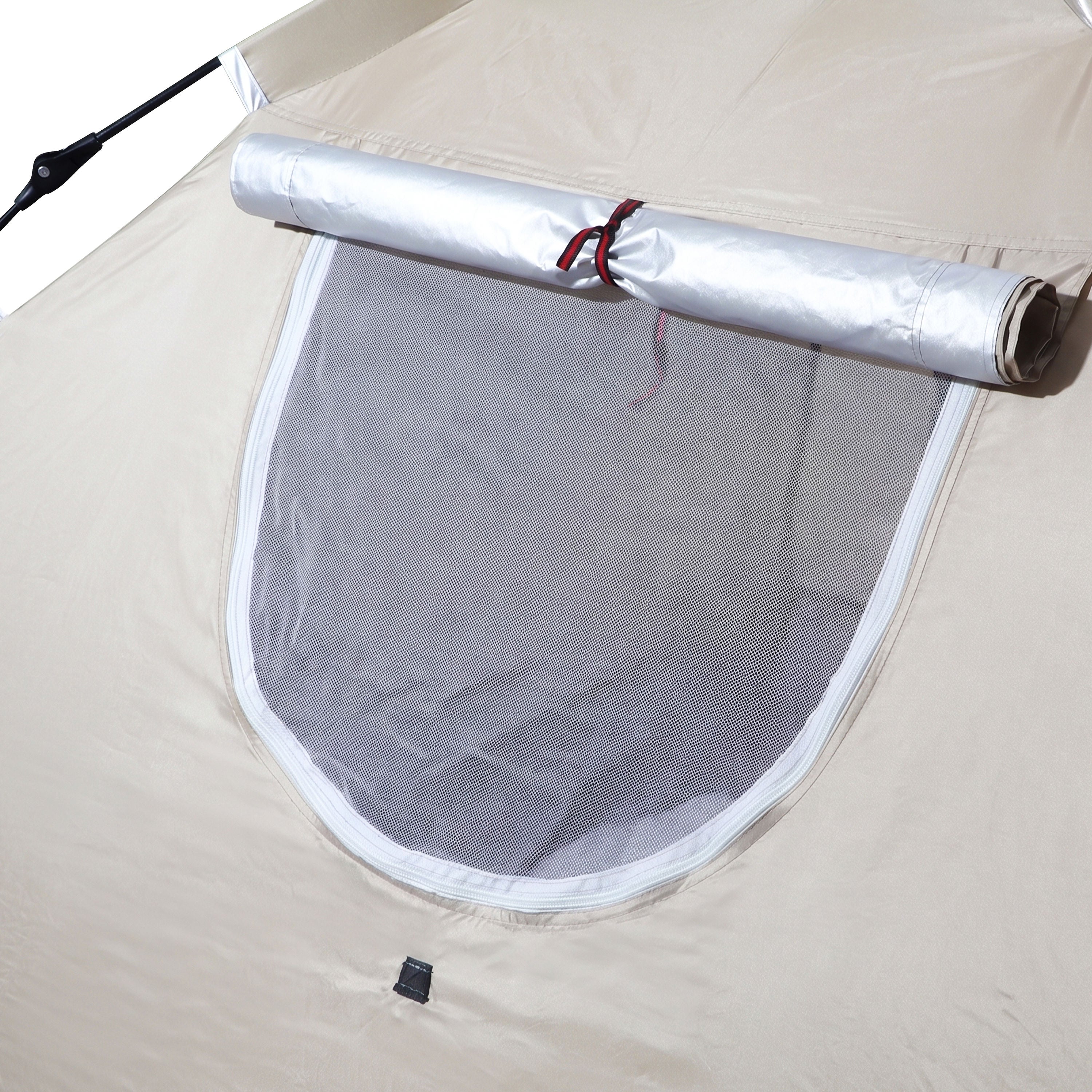 Automatic Pop-Up Hydraulic Camping Tent-Waterproof Outdoor Shelter, Beige
