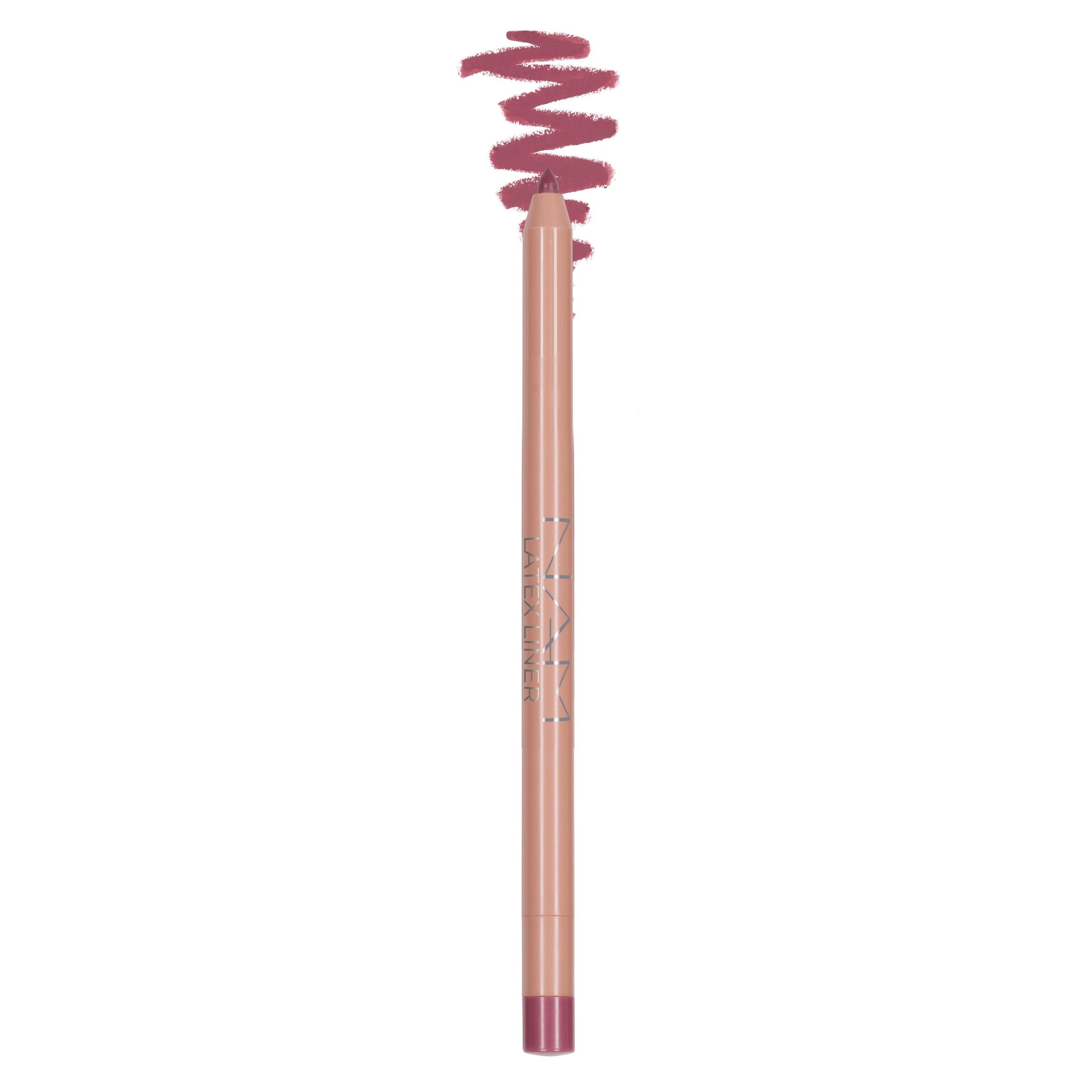 NAM Latex Liner Lip Pencil, Smooth, Long-Lasting Lip Liner with Matte Finish