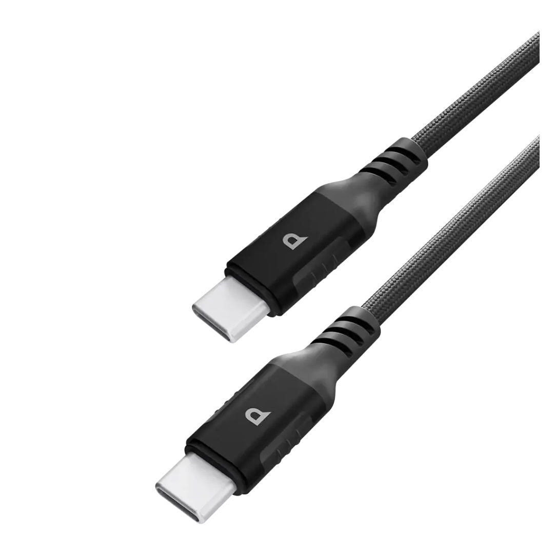 Powerology Power Sync Weave USB-C to USB-C Cable, PD 60W, 1.2M, High-Speed Charging