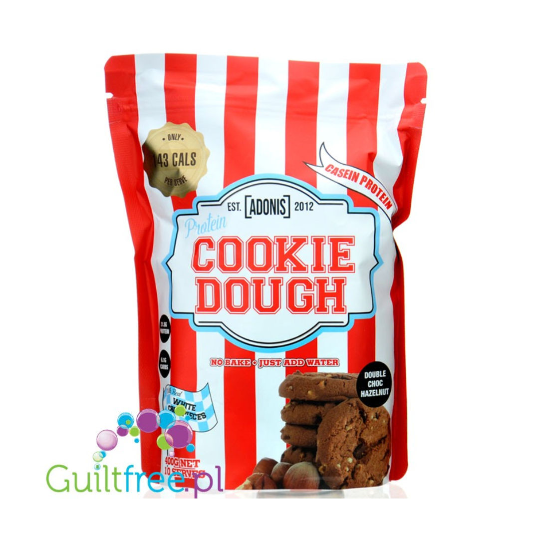 Adonis Protein Cookie Dough Premium Casein Protein Snack Low Carb, High Protein, Multiple Gourmet Flavors