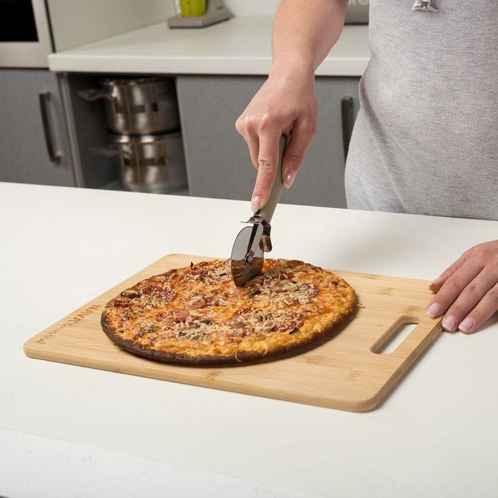 NAVA Misty Pizza Cutter With Stainless Steel Wheel, 21cm