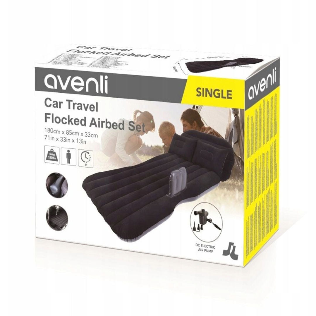 Jilong Avenli Inflatable Car Mattress, Black, 180x85x33cm