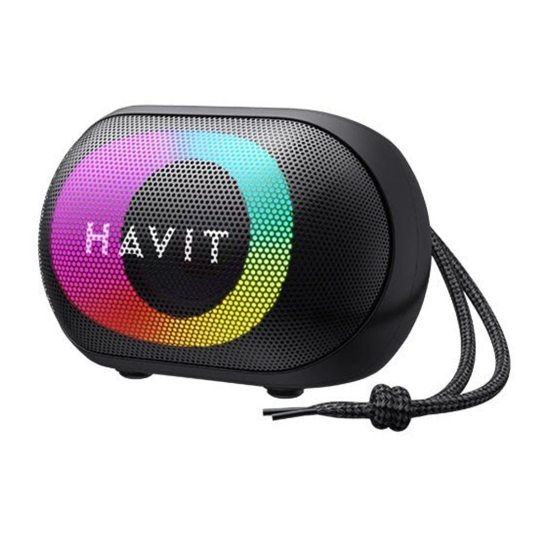 Havit SK885BT Multi-Function RGB Bluetooth Speaker, IPX5 Waterproof, TWS Pairing, 11H Playtime